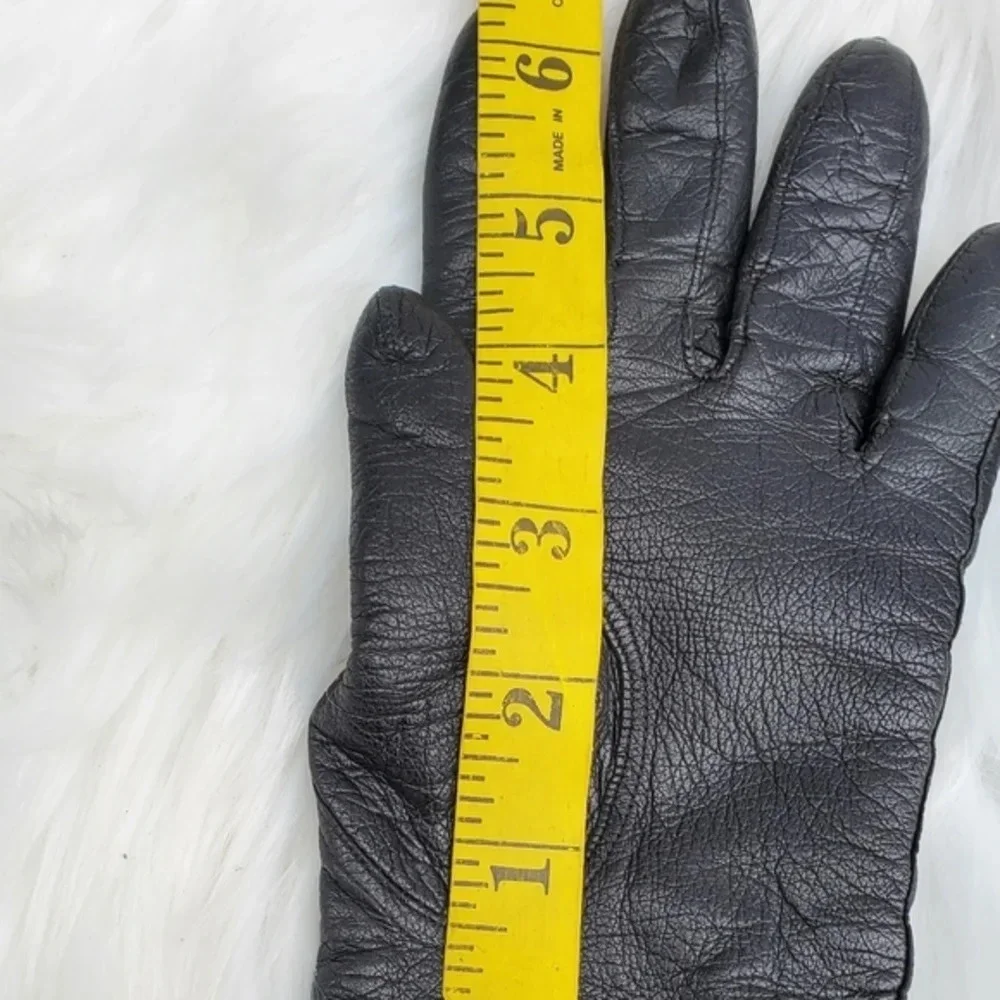 Vintage mid length Lined Italian Gloves‎ 6.5